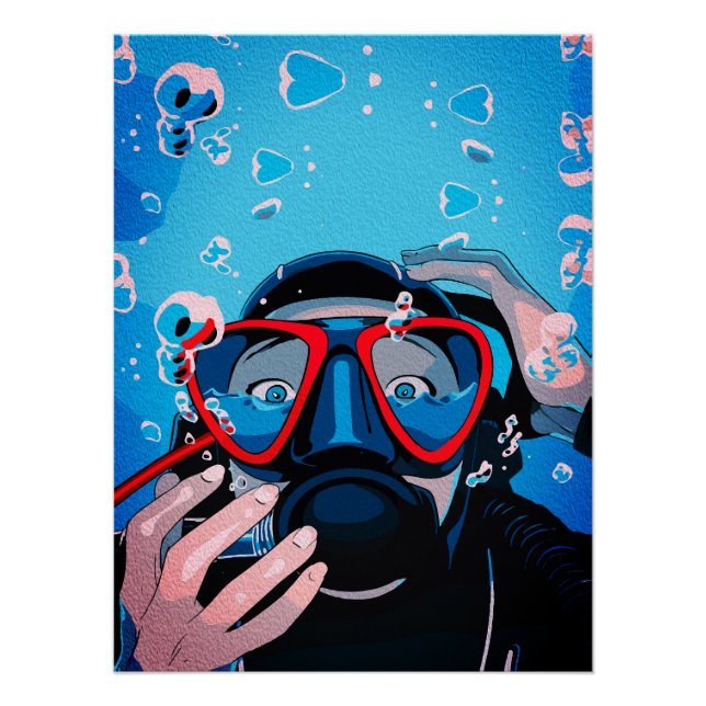 Poster La surprise du plongeur – Aventure sous-marine (Devant)