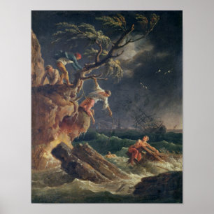 Poster La Tempête, c.1762