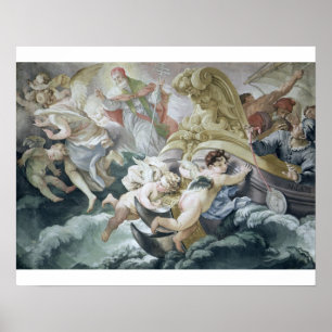 Poster La tempête s'est calmée miraculeusement au contact