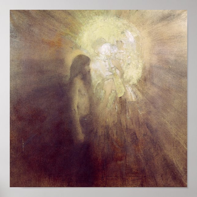 Poster La tentation de St. Anthony, 1883 (Devant)