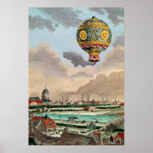 Poster La Terrasse de Monsieur Franklin à Passy