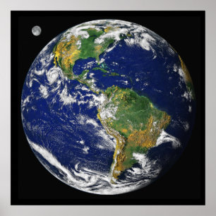 Poster La terre, comme vu de l'espace, à partir d'avril