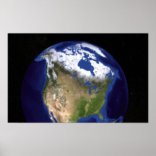 Poster La terre de marbre bleue 5 de prochaine générati