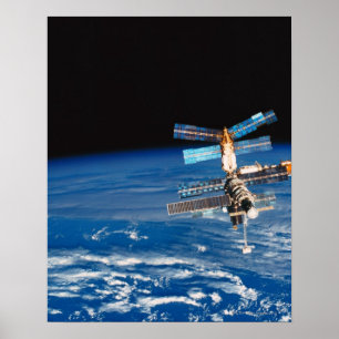 Poster La terre orbitale 3 de station spatiale