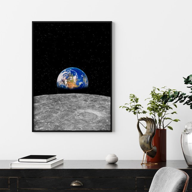 Poster La Terre se lève sur la Lune (Créateur téléchargé)