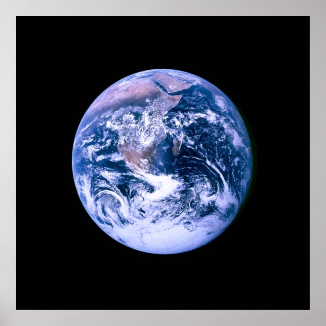Poster La Terre Vue De L'Espace (Devant)