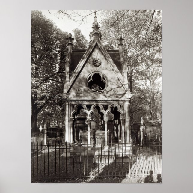 Poster La tombe d'Abelard et d'Heloise, construite en 181 (Devant)