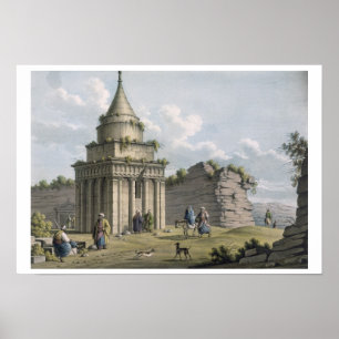 Poster La tombe d'Absalom, Jérusalem, pub. par William Wa