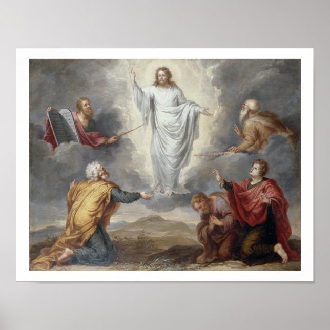 Poster La Transfiguration (huile sur cuivre) (Devant)