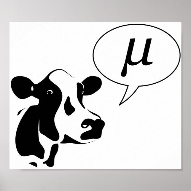 Poster La vache scientifique devient Mu (Devant)