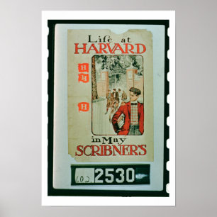 Poster La "vie à Harvard", publicité par affichage que