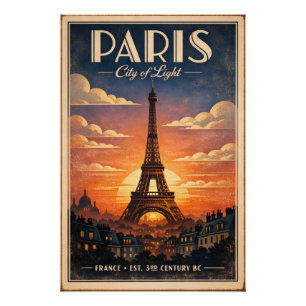 Poster La vie à Paris