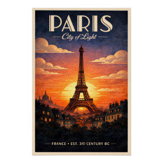 Poster La vie à Paris
