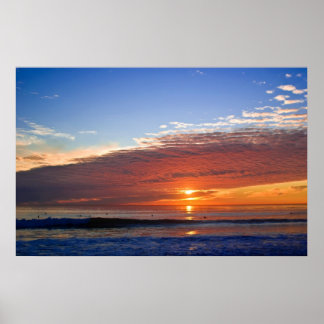 Poster La Vie Commence Au Coucher Du Soleil