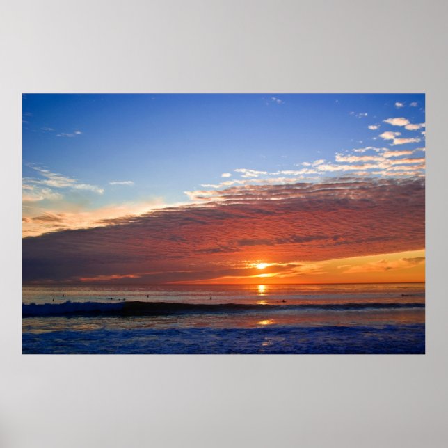 Poster La Vie Commence Au Coucher Du Soleil (Devant)