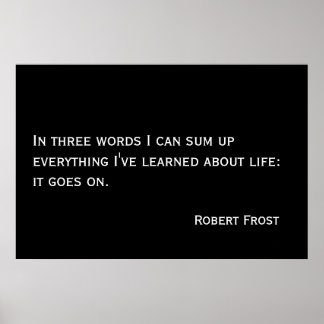 Poster La vie continue