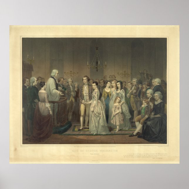 Poster La vie de Geo Wshgton Le citoyen par Junius Stearn (Devant)