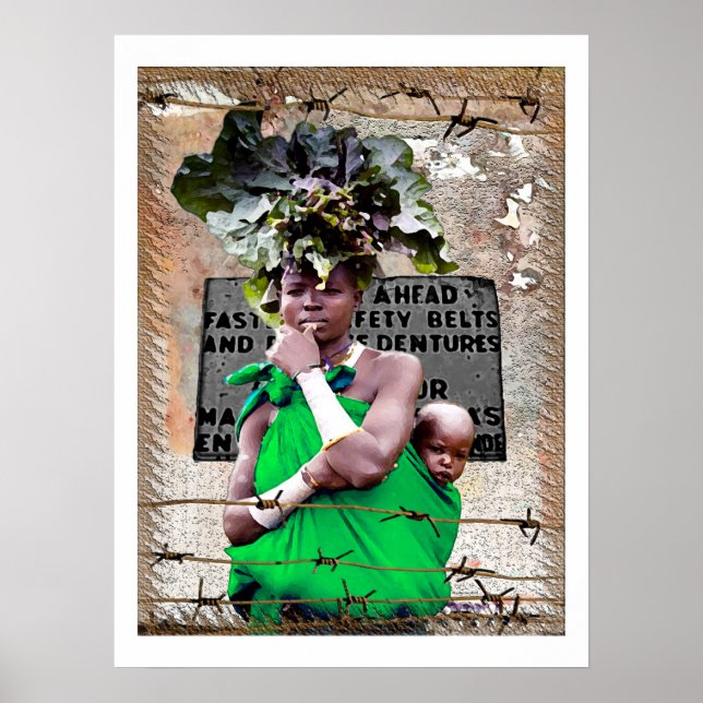 Poster La vie derrière une barbe à fil (Devant)