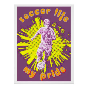 Poster La vie du football, ma fierté