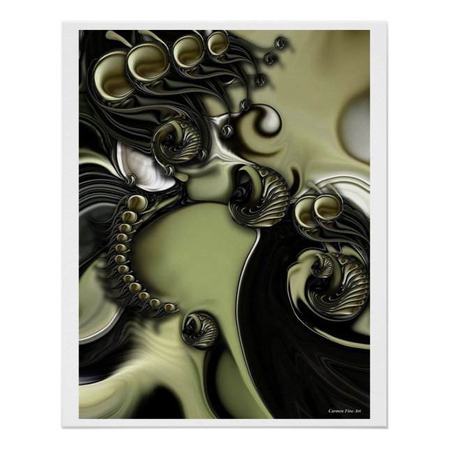 Poster "La vie encore avec le mouvement désorienté", Post (Devant)