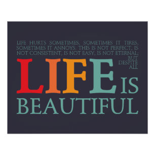 Poster La vie est belle