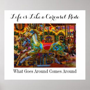 Poster "La vie est comme un carrousel" - SRF