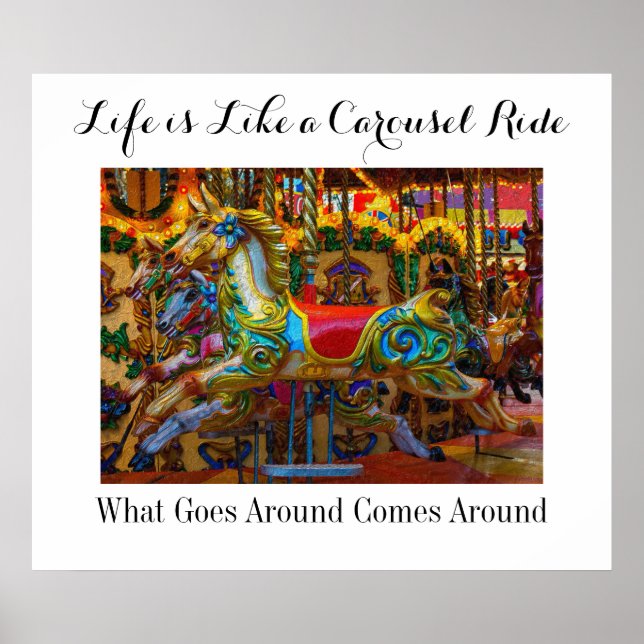 Poster "La vie est comme un carrousel" - SRF (Devant)
