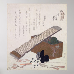 Poster La vie toujours avec un Koto, c.1810