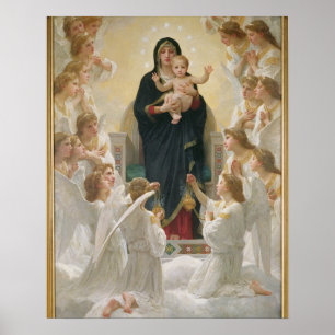 Poster La Vierge aux anges, 1900