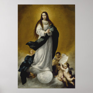 Poster La Vierge de l'Immaculée Conception