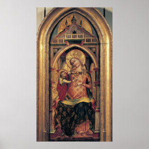 Poster La Vierge et l'Enfant, 1372