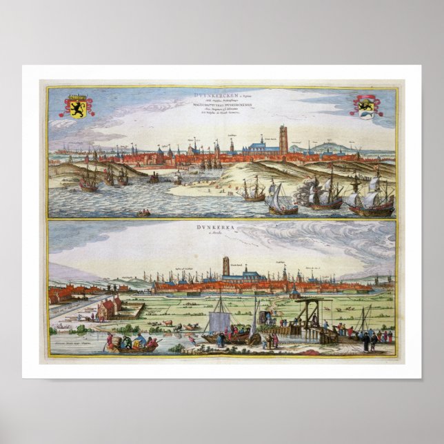 Poster La ville de Dunkerque pendant l'occupation espagno (Devant)