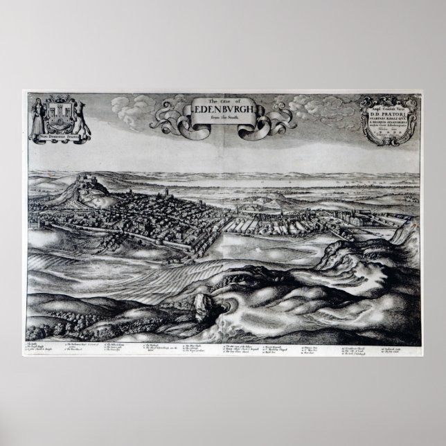 Poster La ville d'Édimbourg du sud (Devant)