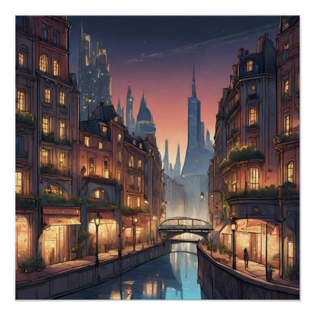 Poster la ville des rêves (Devant)