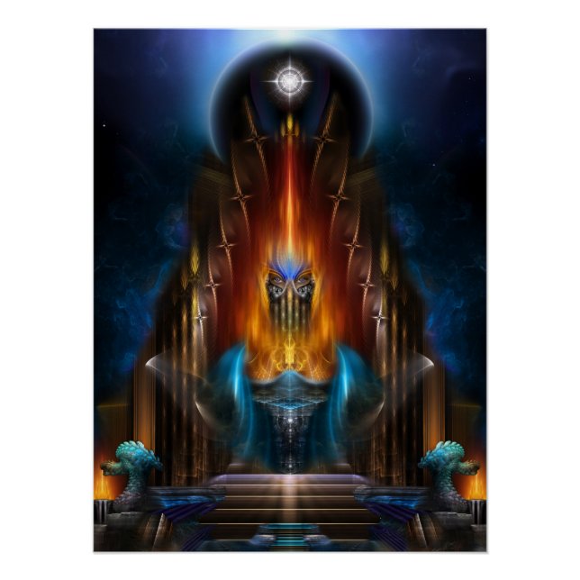 Poster La Vision D'Or De L'Art Fractal Arsencia (Devant)