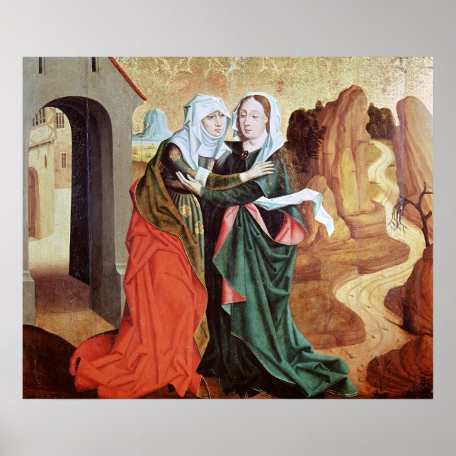 Poster La Visitation, c.1460 (Devant)