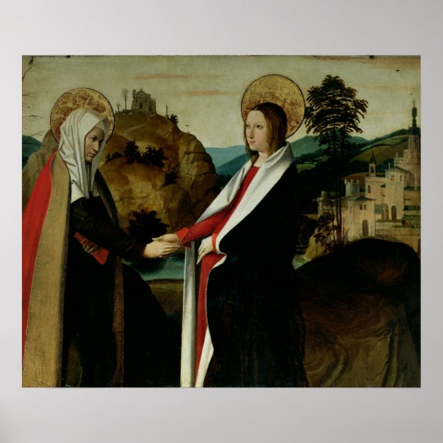 Poster La Visitation, c.1500 (Devant)
