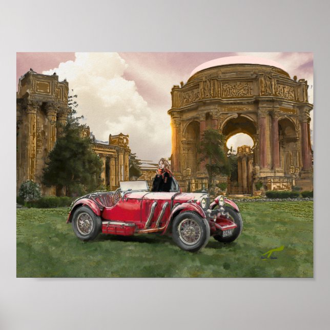 Poster La voiture rouge (Devant)