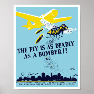 Poster La Volée Est Aussi Mortelle Qu'Une Bombe — WPA