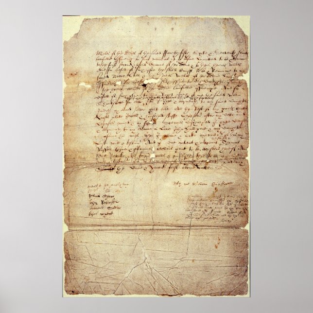 Poster La volonté de William Shakespeare (Devant)