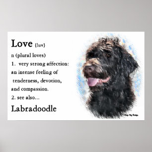 Poster Labradoodle Cadeaux Imprimantes d'art