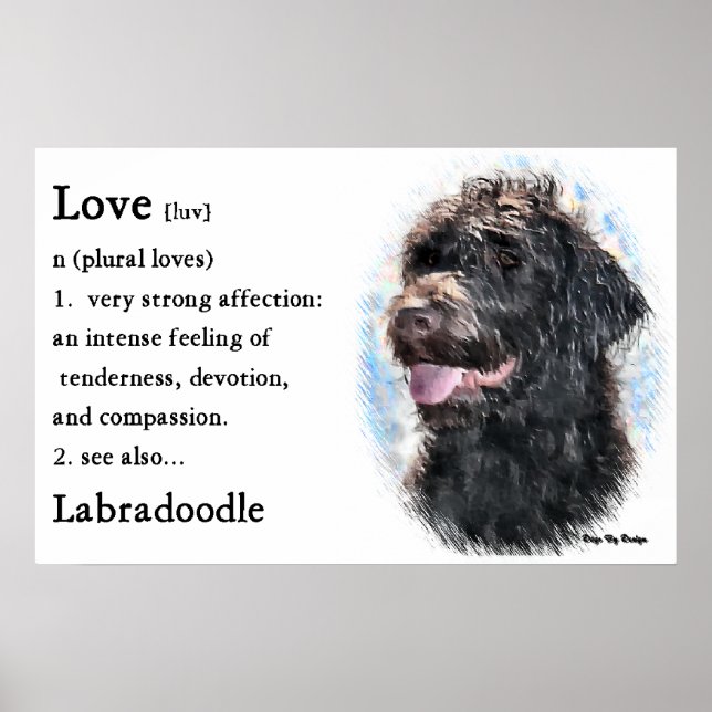 Poster Labradoodle Cadeaux Imprimantes d'art (Devant)