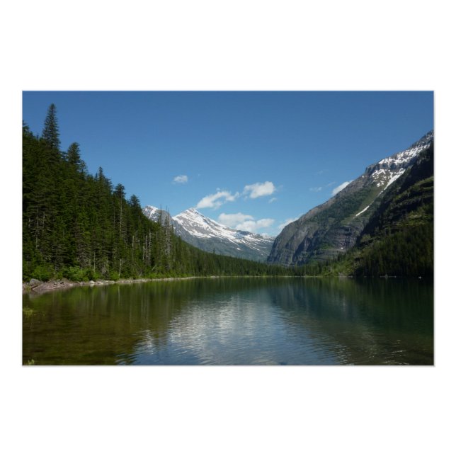 Poster Lac Avalanche I dans le parc national de Glacier (Devant)