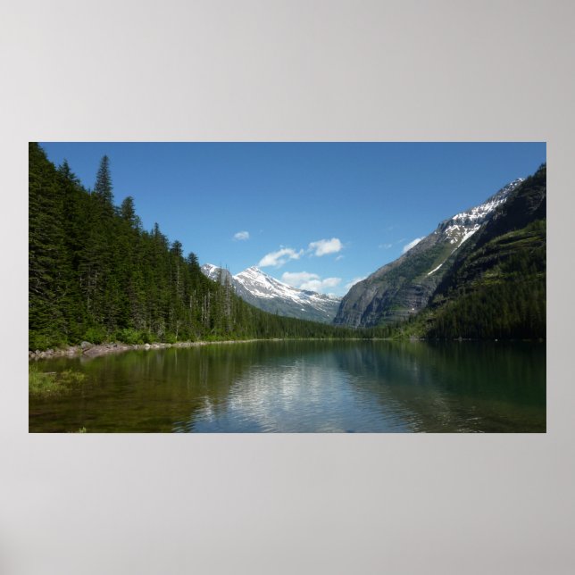 Poster Lac Avalanche I dans le parc national Glacier (Devant)