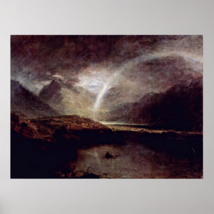 Poster Lac Buttermere par Joseph Mallord William Turner