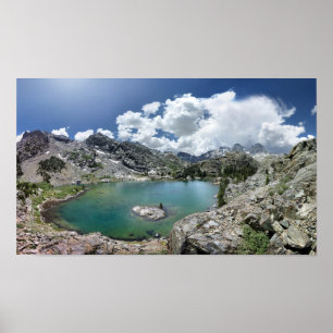 Poster Lac cabine - Ansel Adams Wilderness - Californie