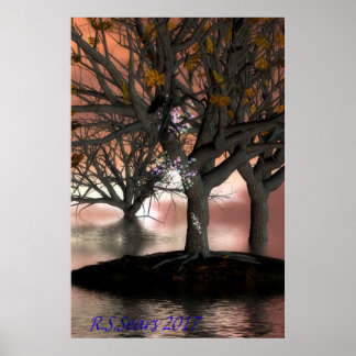 Poster lac de la marine