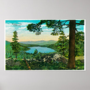 Poster Lac Donner, la Californie de Ridge