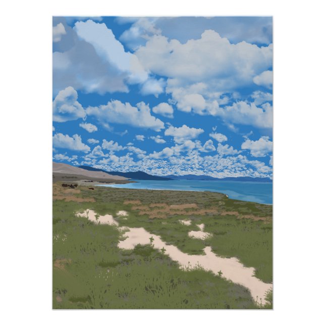 Poster Lac du désert  (Devant)