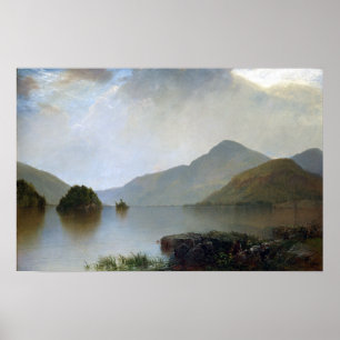 Poster Lac George john F Kensett